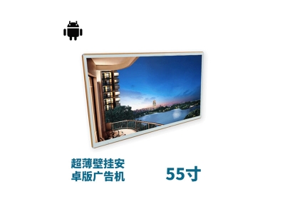 超薄壁掛式55寸液晶廣告機(jī)安卓版